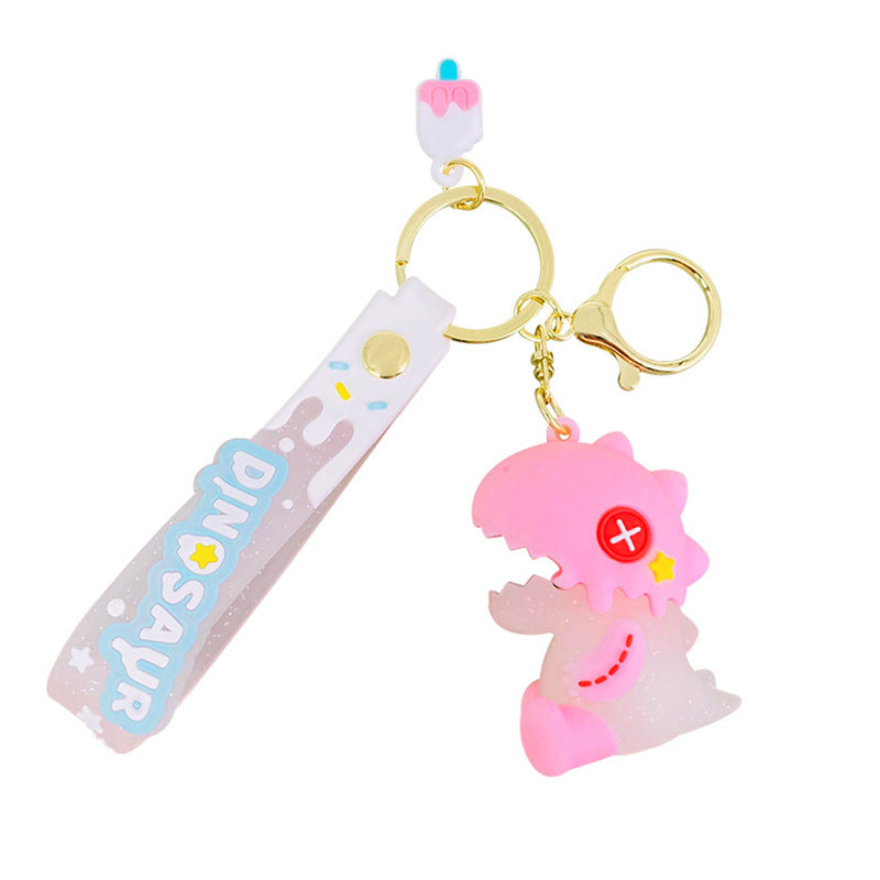 Cartoon Cute Dinosaur PVC Keychain Cute Keychain
