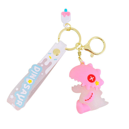 Cartoon Cute Dinosaur PVC Keychain Cute Keychain