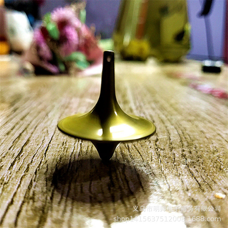 Metal Fingertip Decompression Spinning Top TOY