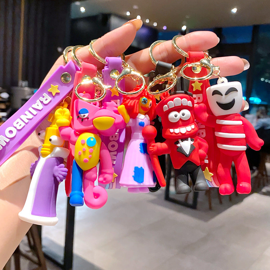 PVC Soft Glue Cute Keychain Creative Keychain