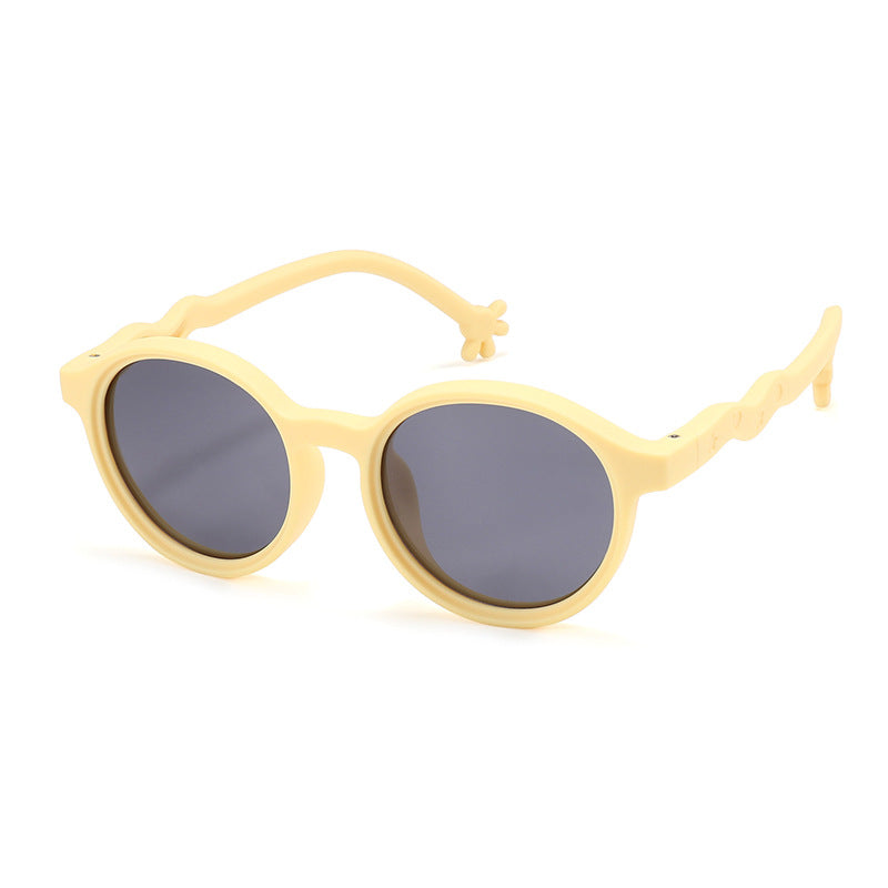Wholesale Round Frame Sunshade Kids Sunglasses