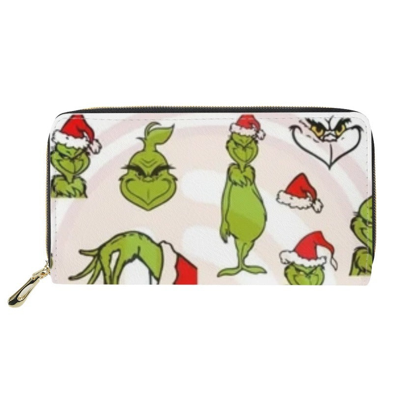 Christmas PU Printed Multifunctional Student Stationery Bags