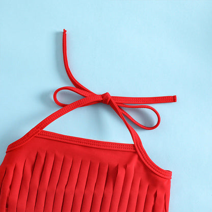 Children's Summer Fruit Swimwear + Bandana Split Swimwear