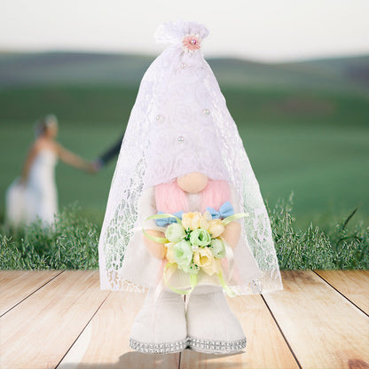 Non-woven Bouquet Doll Ornaments
