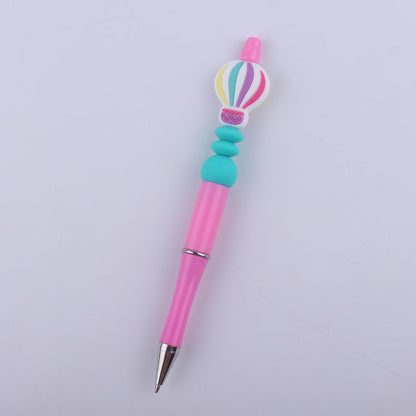 Beadable Pens Hot Air Balloon Beads Plastic Ballpoint