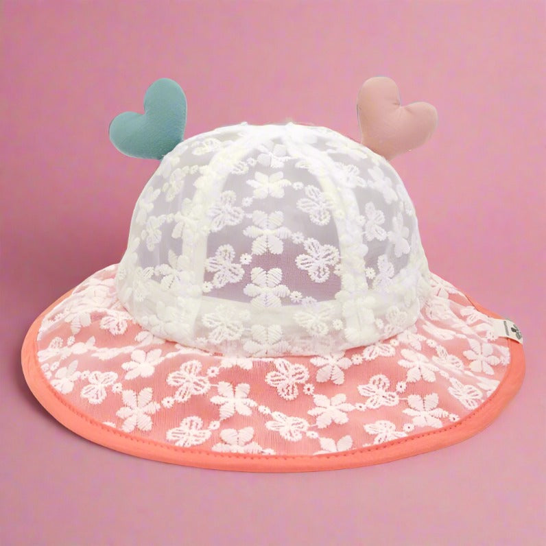 Cotton Mesh Kids Bucket Hat