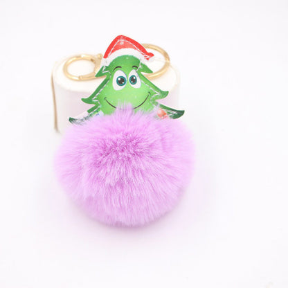 Christmas Tree Plush Keychain