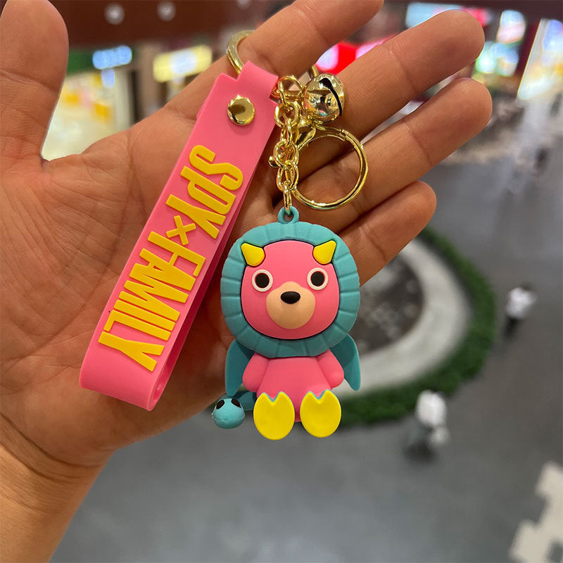 Cartoon PVC Silicone Keychains Creative Keychain