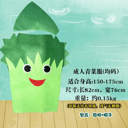 Children's Fruit and Vegetable Costume Environmental-Friendly