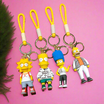 Cartoon Cute PVC Soft Keychains Silicone Creative Keychain