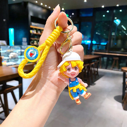 Cartoon Anime PVC Soft Keychain Creative Keychain