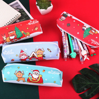 Christmas Polyester Pencil Case