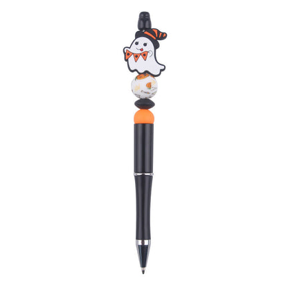 Beaded Pens DIY Handmade Cartoon Halloween Silicone Teether