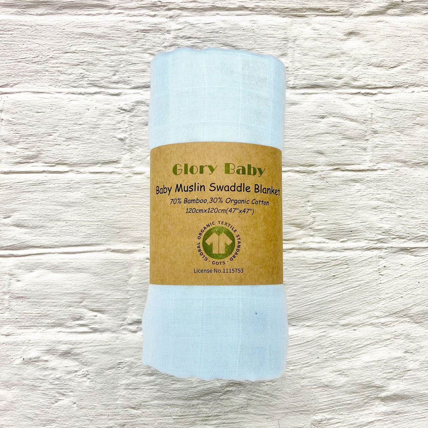 Double Bamboo Cotton Newborn Solid Color Gauze Blanket