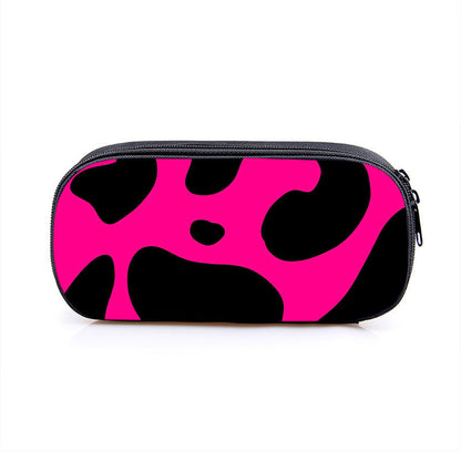 Cow Pattern Series Simple Polyester Pencil Case