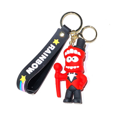PVC Soft Glue Cute Keychain Creative Keychain