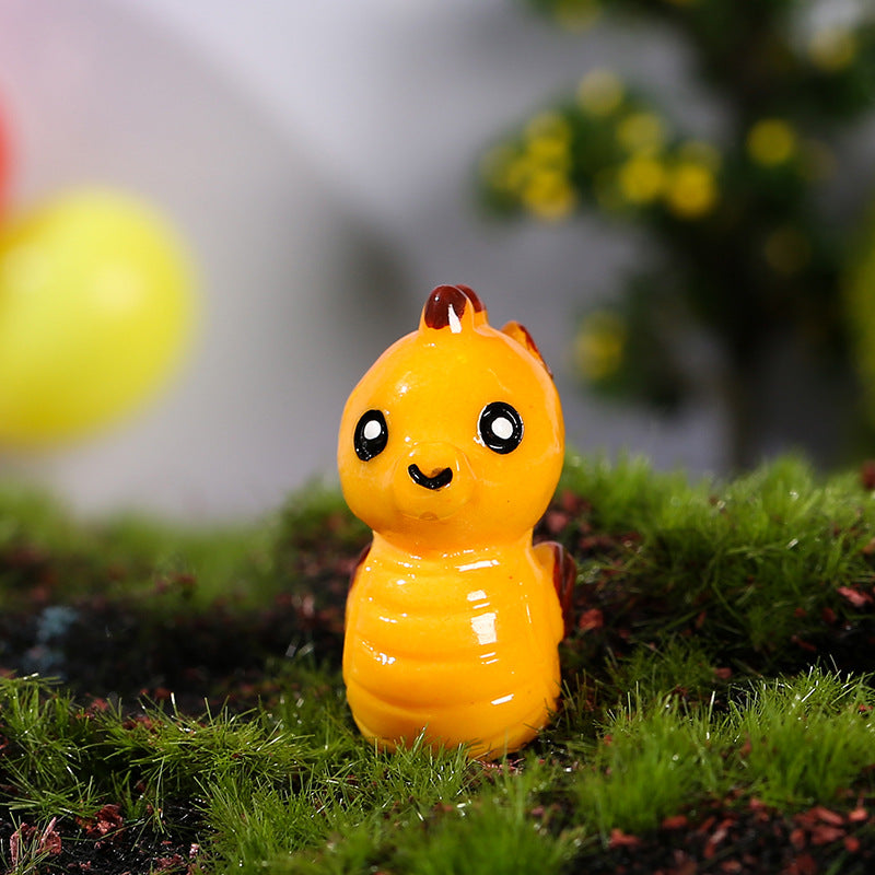 Lion and Elephant Resin Ornaments