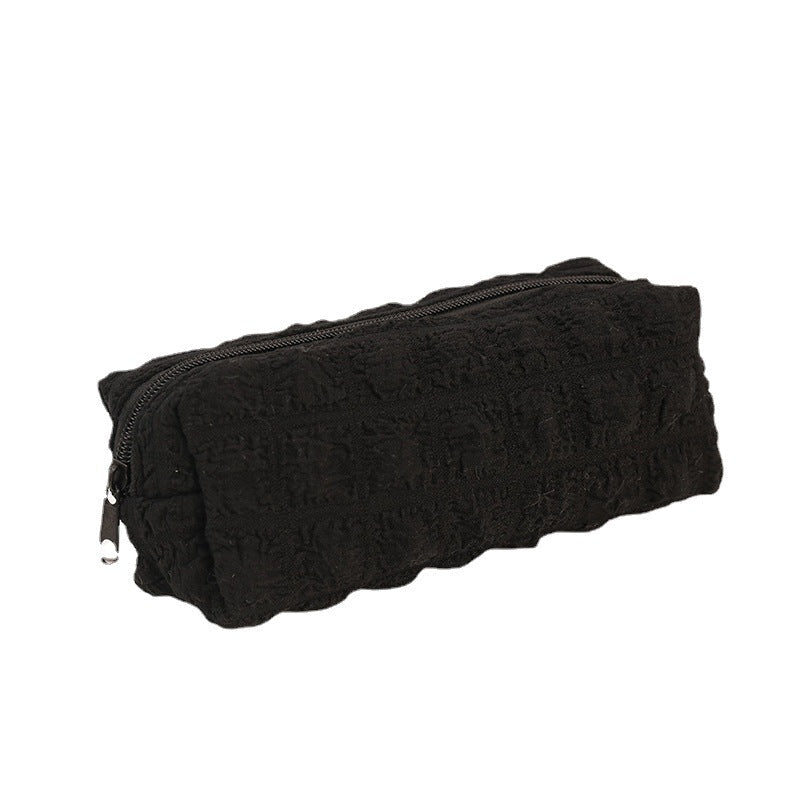 Large Capacity Puff Polyester Pencil Case
