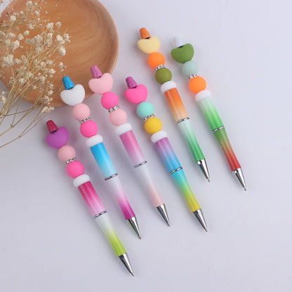 Cartoon Love Silicone Handmade Bead Pen