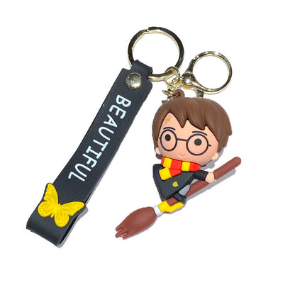 Cartoon PVC Soft Keychains Silicone Creative Keychain