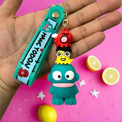 Cartoon PVC Silicone Keychains Creative Keychain