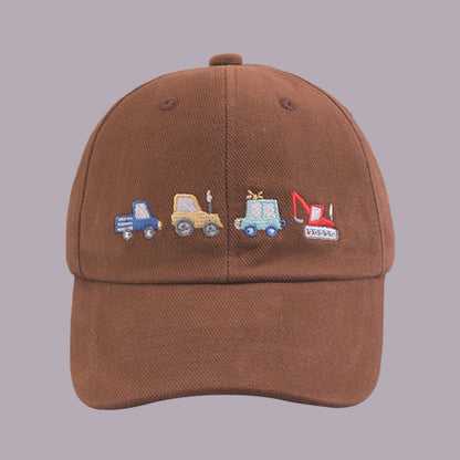 Cartoon Car Children's Outdoor Activities Visor Caps