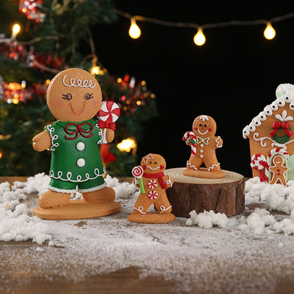 Christmas Gingerbread Resin Ornaments