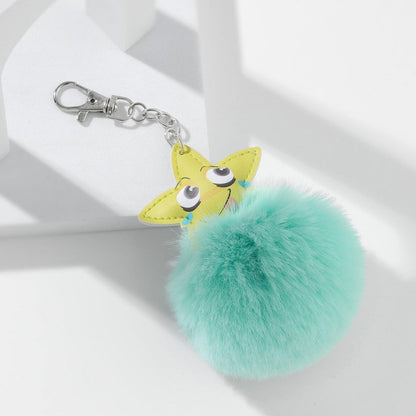 Pentagram Plush Keychain
