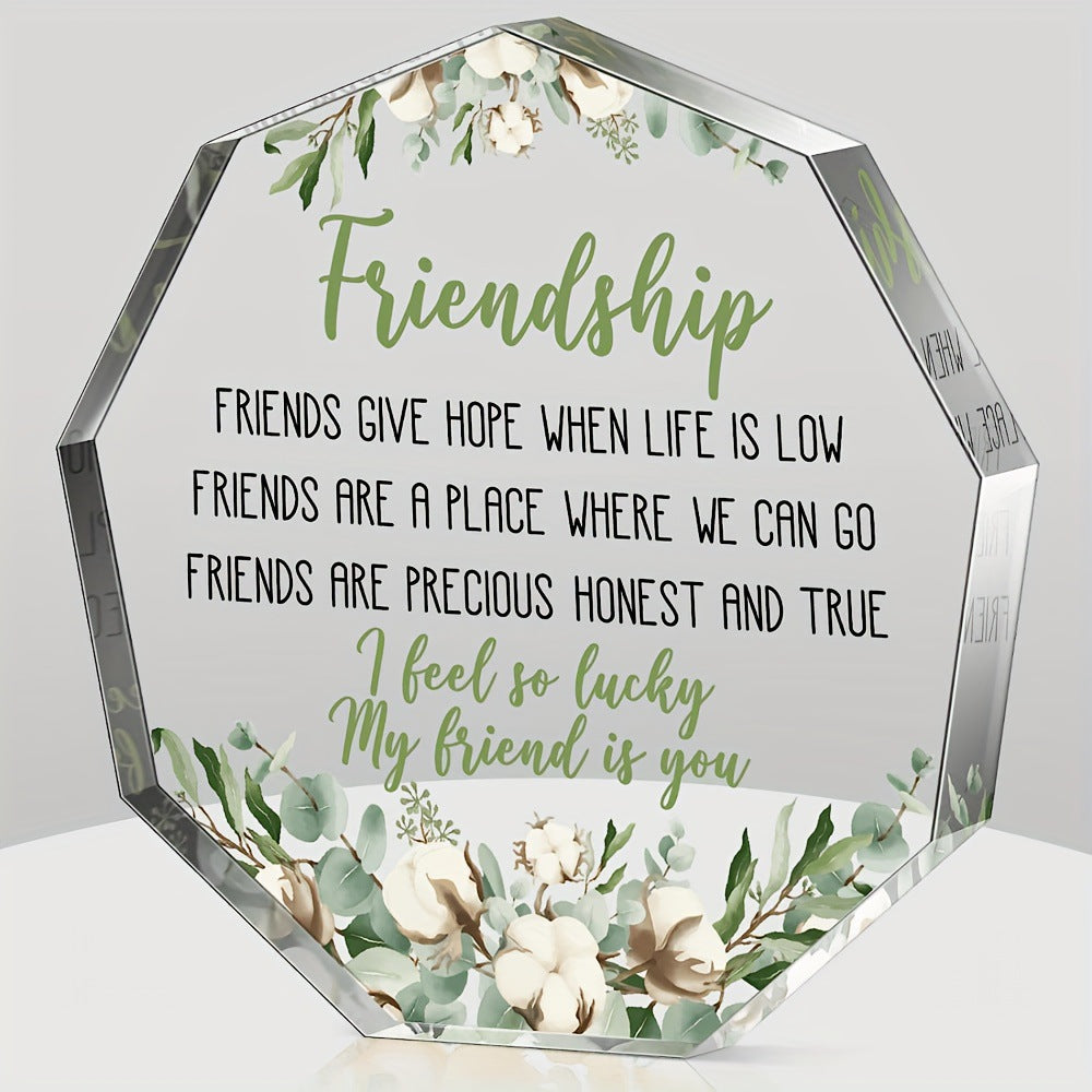 Mother's Day Polygonal Acrylic Ornaments