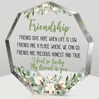 Mother's Day Polygonal Acrylic Ornaments