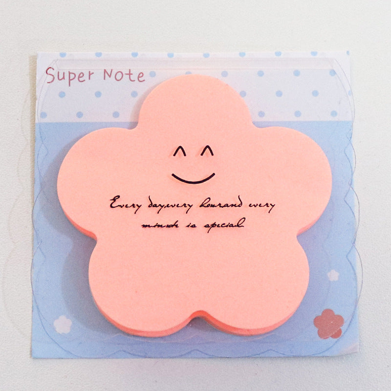Shaped Fluorescent Note Stickers, Cartoon Paper Convenience Stickers