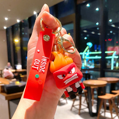 Cartoon Doll PVC Soft Keychains Silicone Creative Keychain