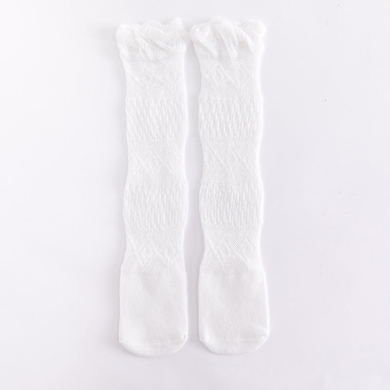 Wholesale Children Cotton Summer Mesh Socks Thin Mosquito Socks