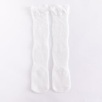 Wholesale Children Cotton Summer Mesh Socks Thin Mosquito Socks