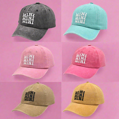 MINI Embroidered Children's Cotton Baseball Cap