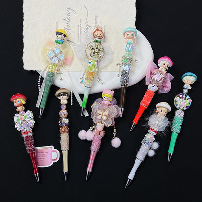 Beaded Pens Heavy Duty Hand-painted Diamond Beads Bow