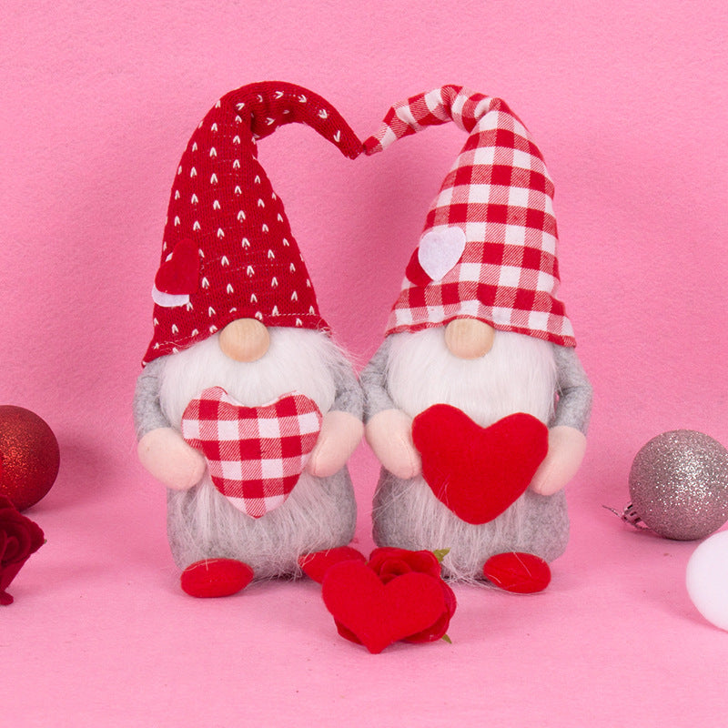 Valentine's Day Love Fabric Figurine Ornaments