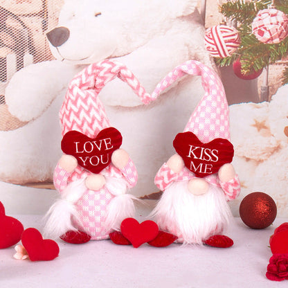 Fabric Love Doll Valentine's Day Decorative Ornaments