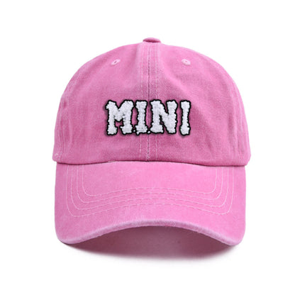 Polyester Mini Letter Kids Baseball Cap