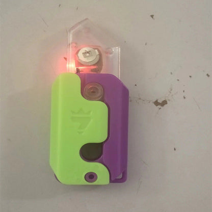 Plastic Luminous Radish Knife Decompression Toys