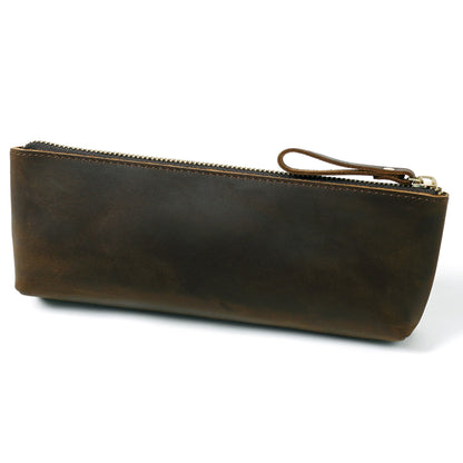 Retro Large -capacity Handmade Storage Pen Bag