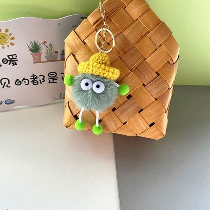 cute cute little briquettes plush doll doll keychain