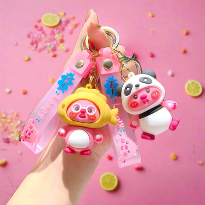 Cartoon Keychains School Bag Pendant Creative Keychain