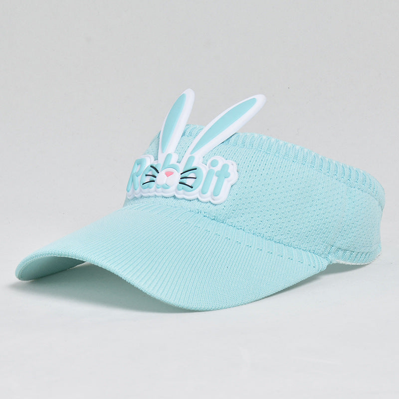 Polyester Summer Children Cartoon Rabbit Empty Top
