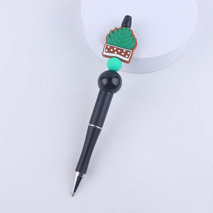 Cartoon Silicone Bead Pens