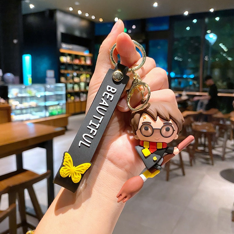 Cartoon PVC Soft Keychains Silicone Creative Keychain