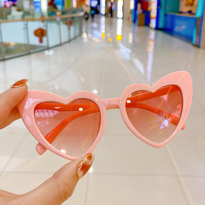 Wholesale PC Children's Peach Heart UV Protection Sunglasses