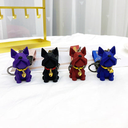Cute Puppy Keychain Bag Ornaments Creative Keychain