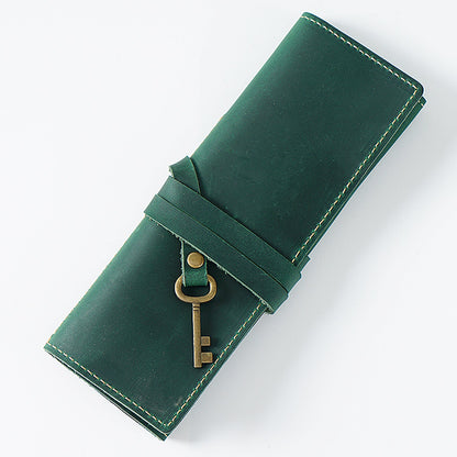 Cowhide Vintage Handmade Multifunctional Pencil Case