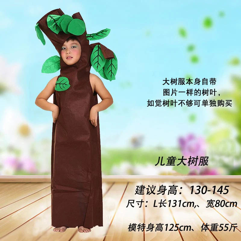 Children's Fruit and Vegetable Costume Environmental-Friendly